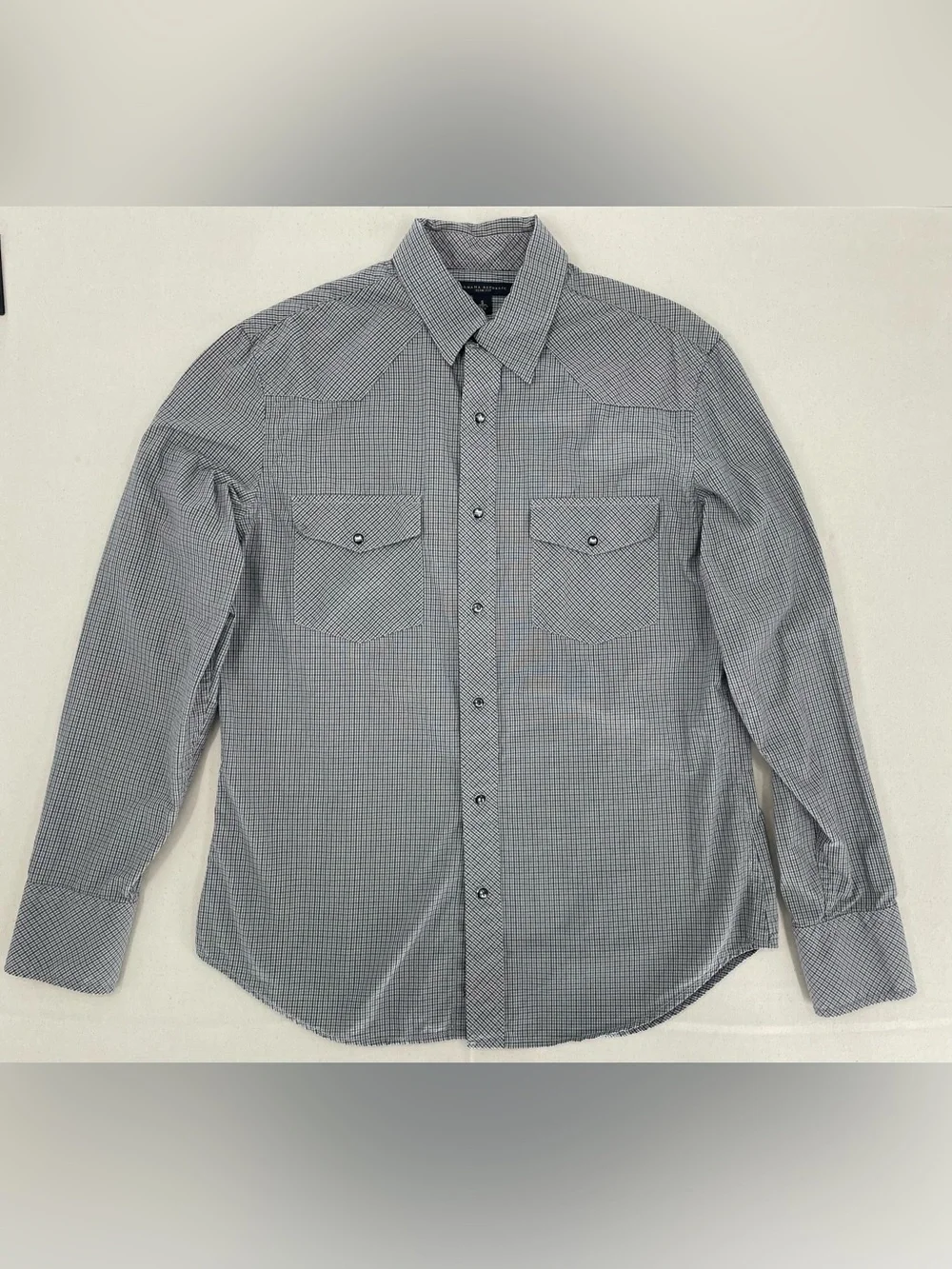 Banana Republic Slim-Fit Men's Western Pearl Snap Shirt